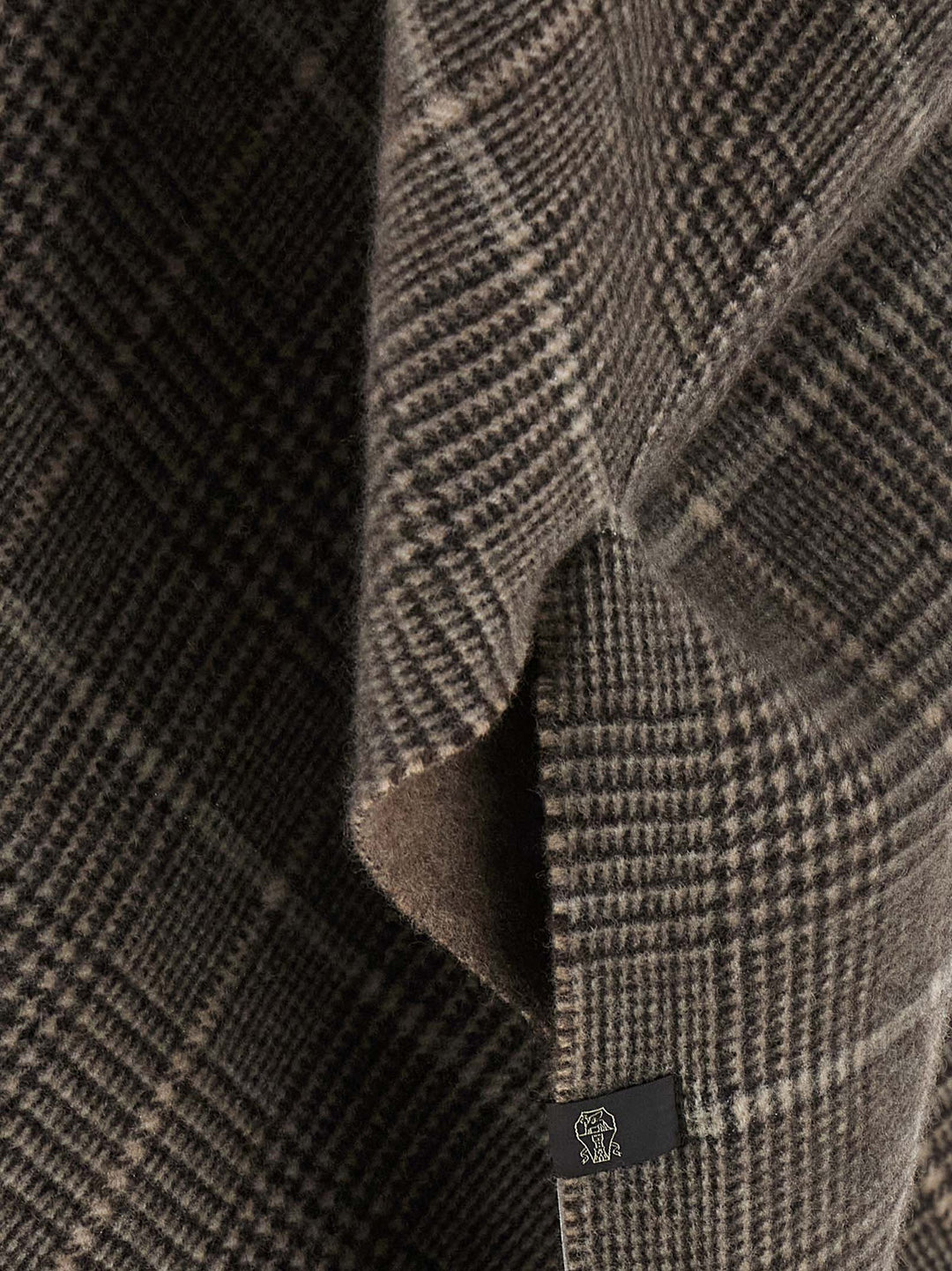 Brunello Cucinelli Cashmere Reversible Poncho Mantelle - Marrone | c301ed0ee16b1d0edc0adb518f606773b775ebcd