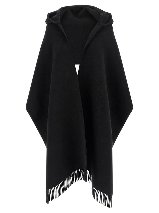 Hooded Scarf Sciarpe Nero
