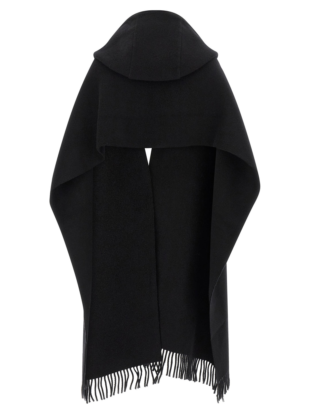 Brunello Cucinelli Hooded Scarf Sciarpe - Nero | fb928bbaad447508df16e0e0a4c9ef61a56e919a