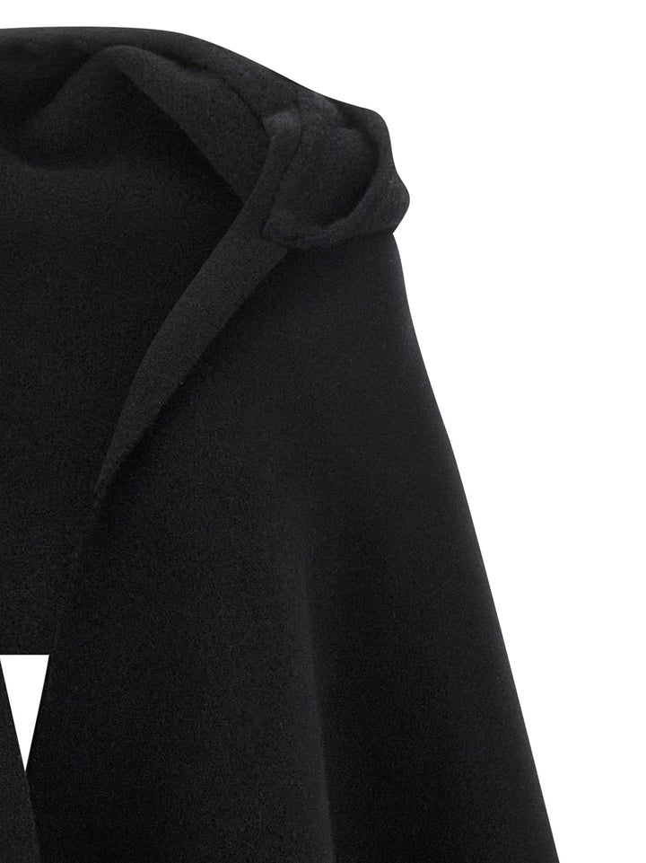 Brunello Cucinelli Hooded Scarf Sciarpe - Nero | 25d532d5a917f1f40cab5aa2f9313d614b8be435