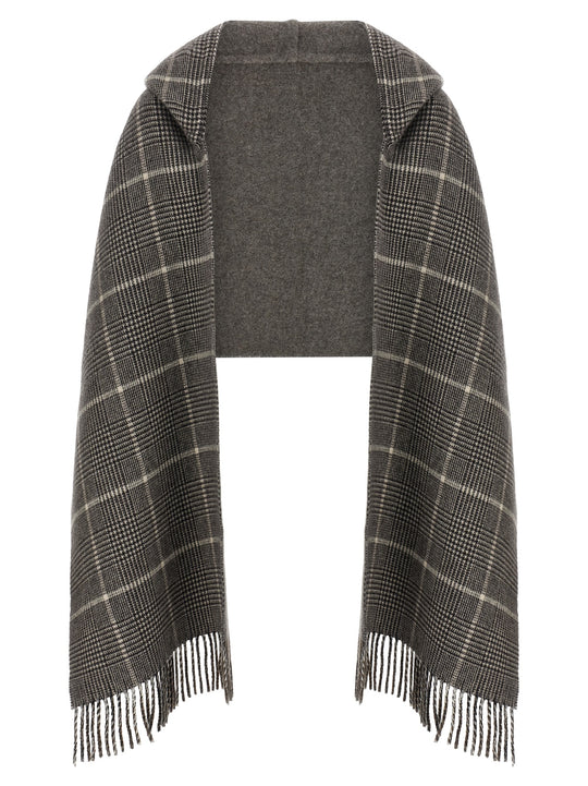 Hooded Scarf Sciarpe Marrone