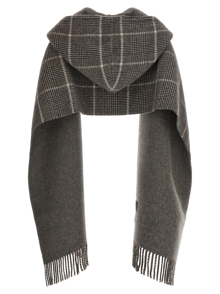 Brunello Cucinelli Hooded Scarf Sciarpe - Marrone | e56cf5106b12e683d087c416d2aab9b3aa652536