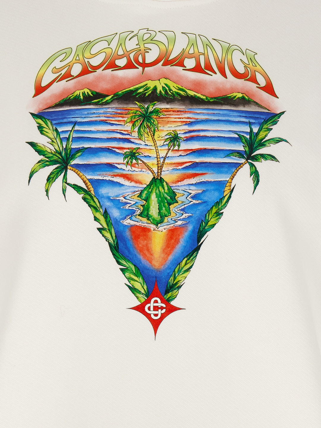Casablanca Innocence Triangle Felpe - Bianco | ad1bc79f63c8e98f6b70a3f08a6ddf8b2c0d9a79