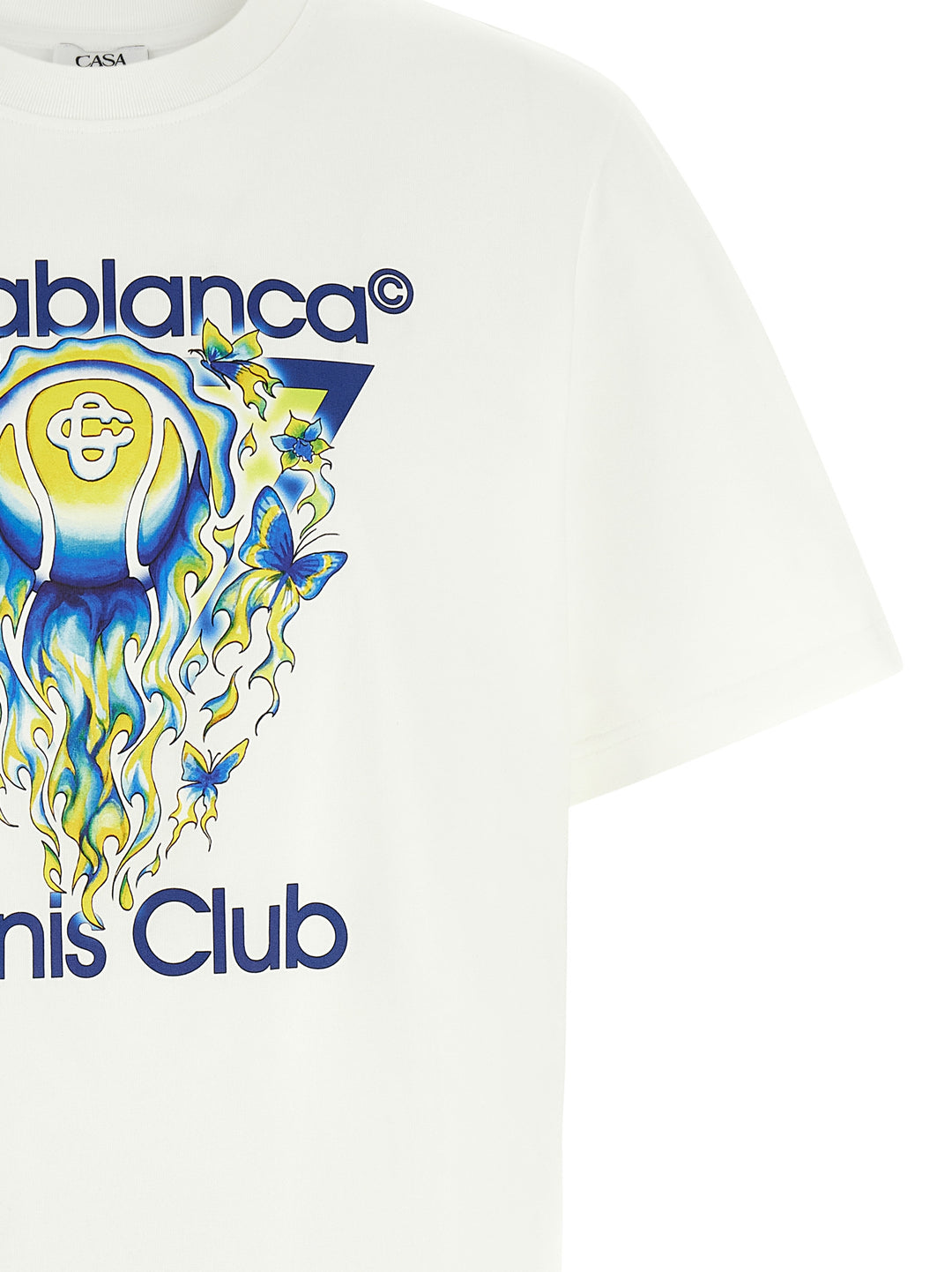 Casablanca Tennis Club Icon T shirt - Bianco | 6cc45d7287faf7e9763e7d6ede35e1e63e45a57d