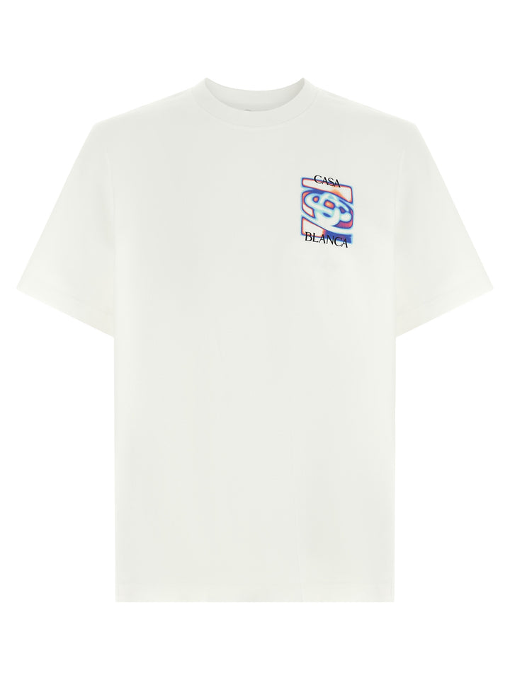 Casablanca Heat Map T shirt - Bianco | 40f480dac9571349080d934502f697a47f6967ed