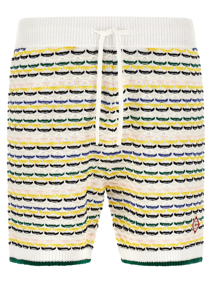 Casablanca Tuck Stitch Bermuda e Short - Multicolor | 66d60b7ca91cd8baa8222622c5683359e7873326