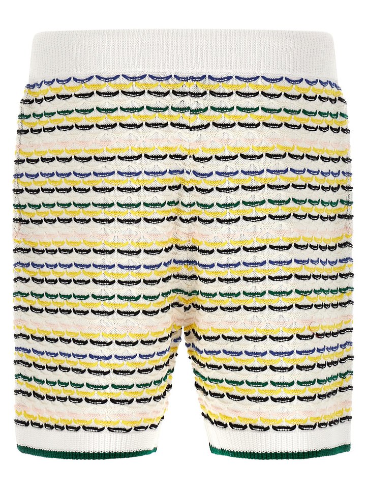 Casablanca Tuck Stitch Bermuda e Short - Multicolor | 5c32df83e989c8548a3d60f703e6b47373e937ba