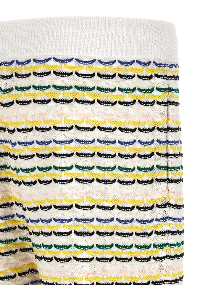 Casablanca Tuck Stitch Bermuda e Short - Multicolor | 3ddcc8908eeae0830a6e7b2887edb5b0aae13ef3