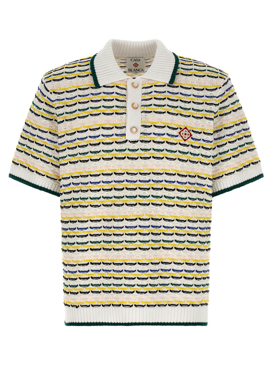 Tuck Stitch Polo Multicolor