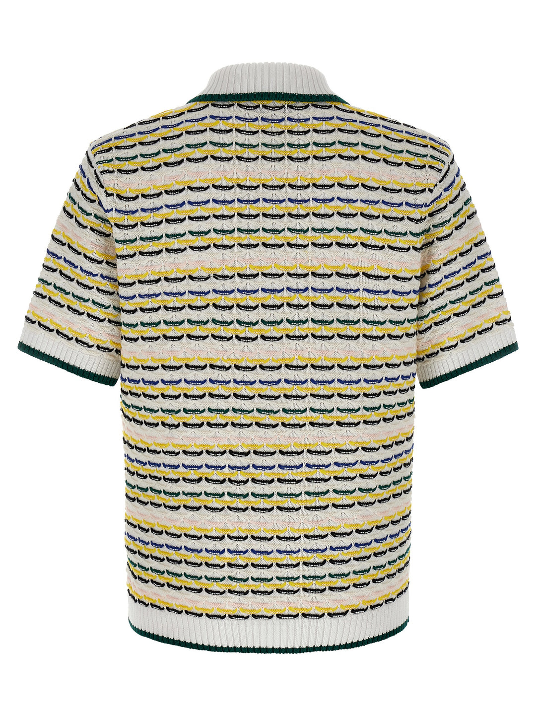 Casablanca Tuck Stitch Polo - Multicolor | 14979cb16e7b1671b66acd7943a34f5016dbd2ad