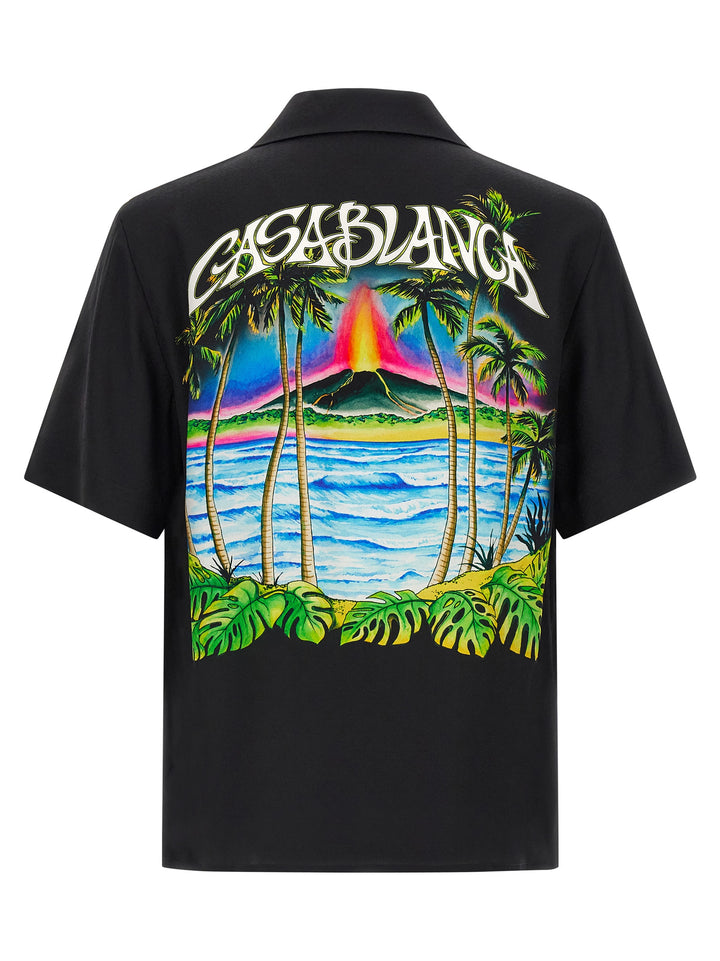 Casablanca Volcano Camicie - Nero | e1f7410e34f2cd1760ff517fc48a8f4827836d4e
