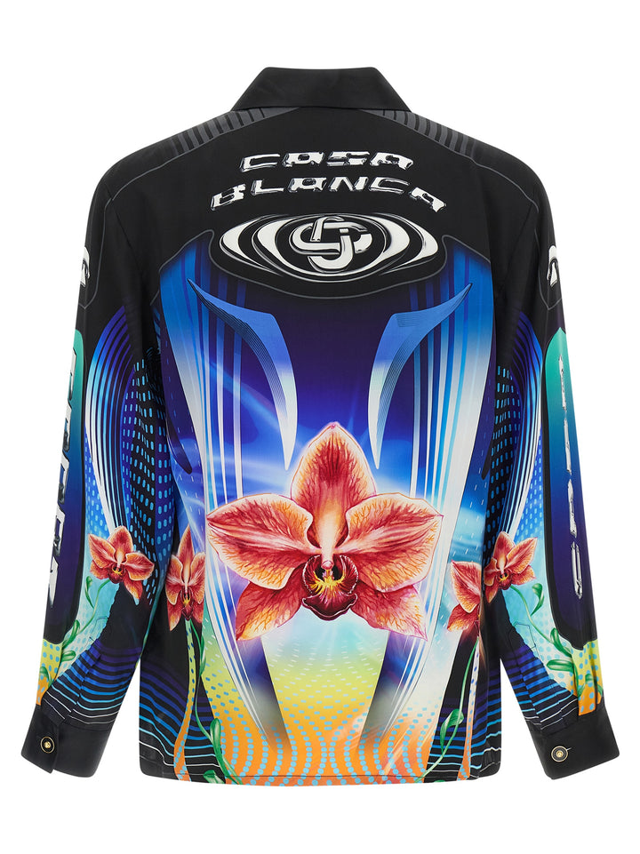 Casablanca Orchid Racer Camicie - Multicolor | ba37b543a7480ec3912484d41a0717f5de6d5081