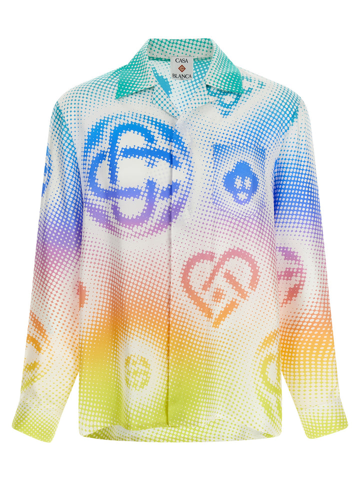 Casablanca Halftone Logo Camicie - Multicolor | c95460f332c610a8ac321bfbe29bbd25dff6be3b