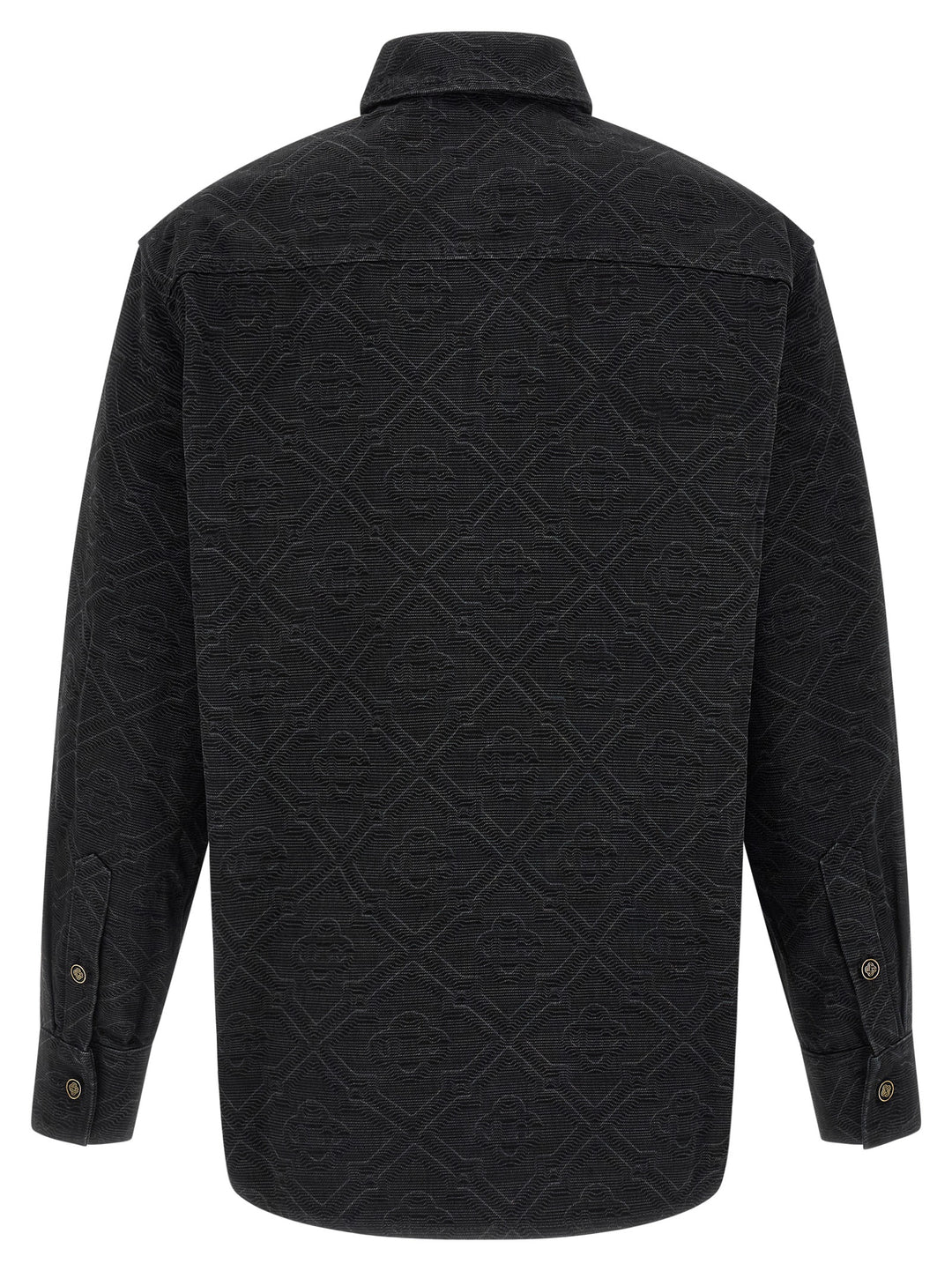 Casablanca Laser Monogram Denim Camicie - Nero | a68c7724c234469c80294c2110049a816e2753cd