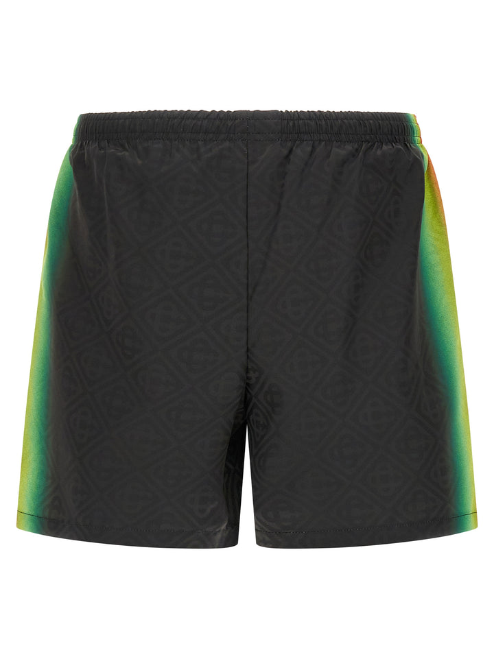 Casablanca Jacquard Logo Swimsuit Beachwear - Multicolor | 46b2b859c840179af706153a0a28c388fa9c18fb