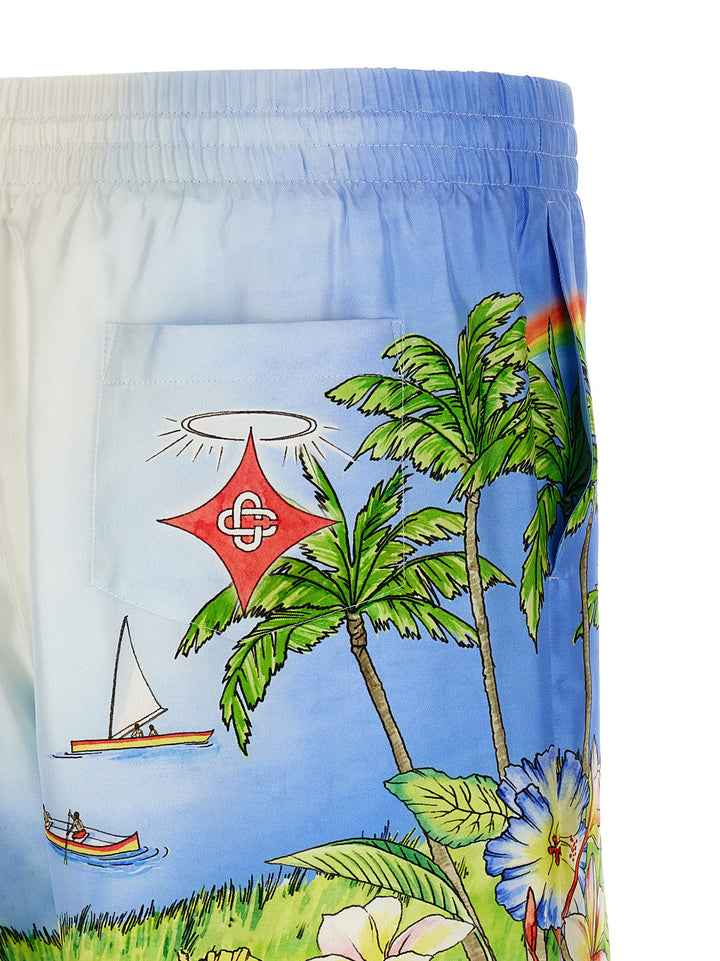 Casablanca Aloha Bermuda e Short - Multicolor | 97347b5f09cc430cc17b7fd0fdafd63f724ea4ed
