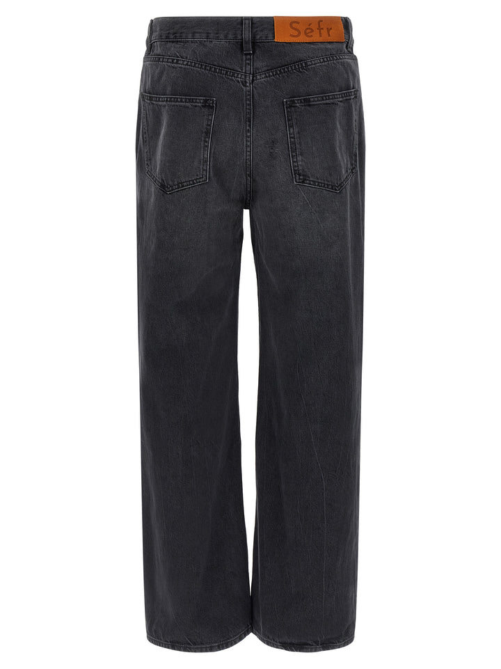 SéFr 5-Pocket Jeans - Nero | d1674423346848d83d3a5fe47e70ea12c5c4660f