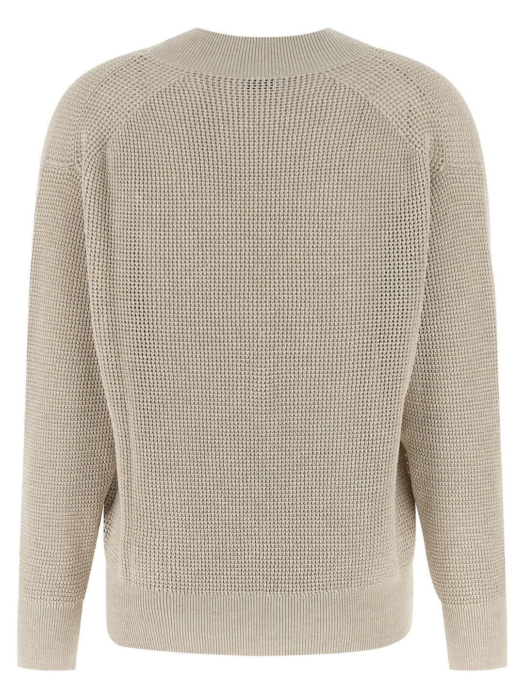 Brunello Cucinelli Openwork Sweater Maglioni - Beige | 479591ad564aa8421eb5eafe94243ed9b25c6bc9
