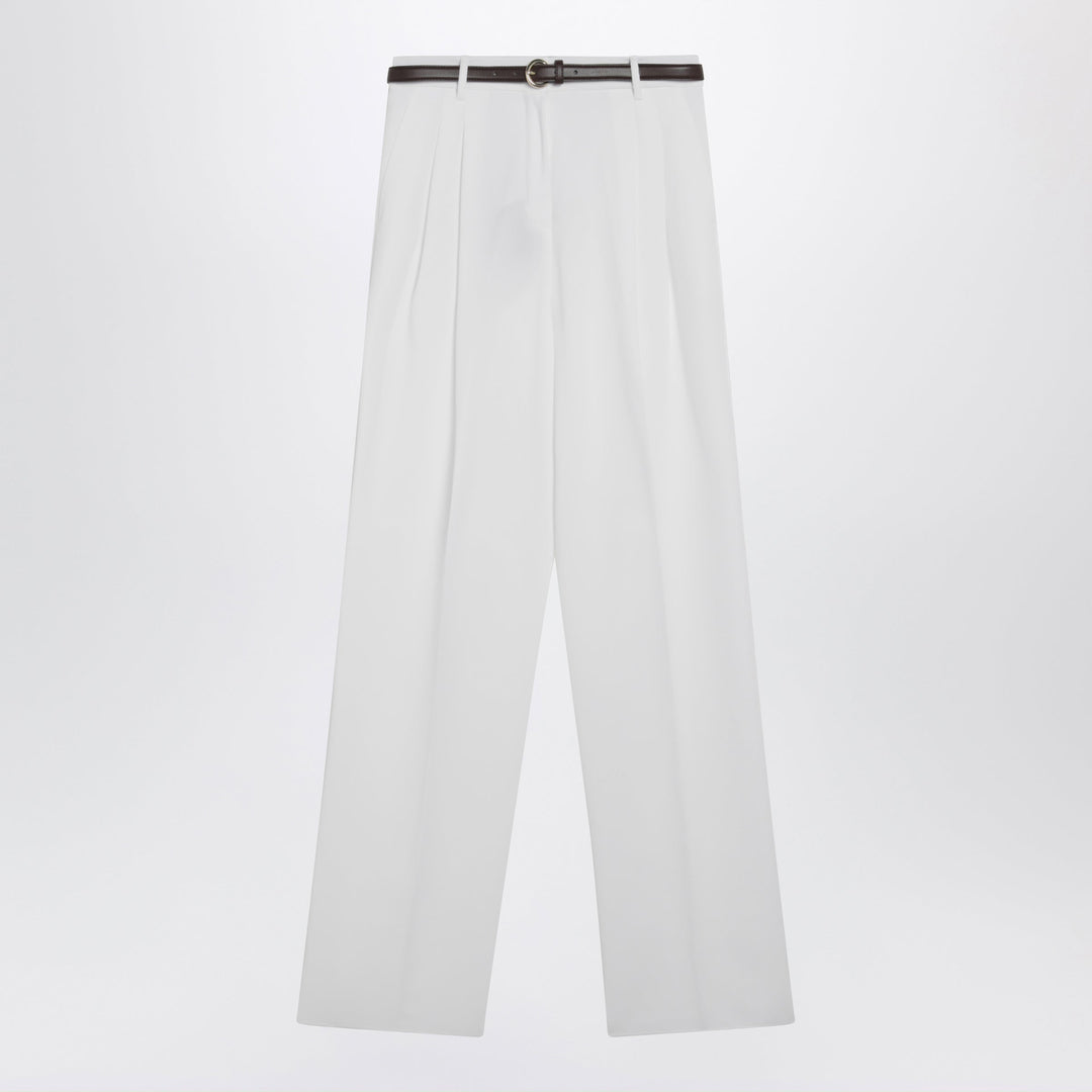 Max Mara Studio Pantaloni - Bianco | 028a2acf61d027de81fd8d2288a97ebfbe343a06