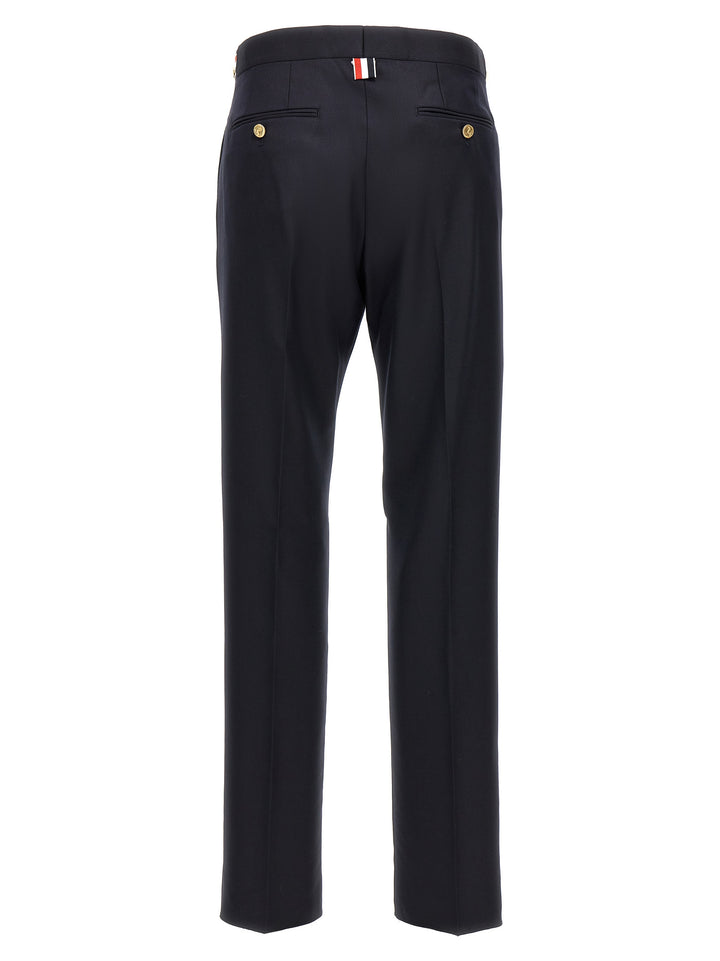 Thom Browne Low Rise Pantaloni - Blu | 101b42e0cc954d9bafa11eb43ef513a854a320f4