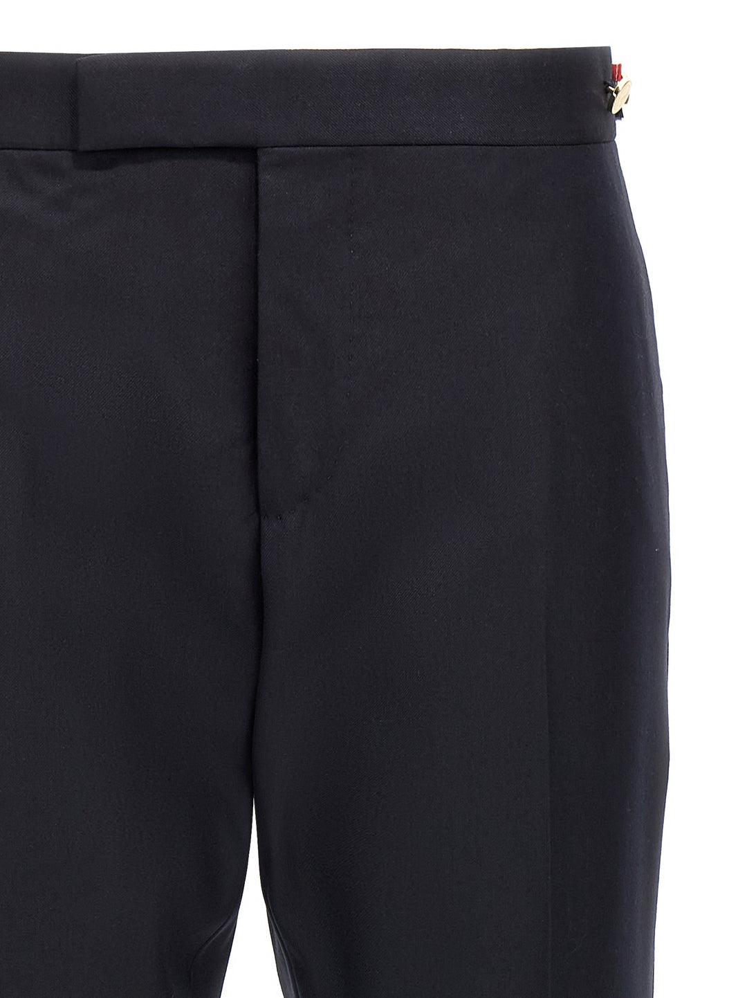 Thom Browne Low Rise Pantaloni - Blu | c1e6c1984eb9c36e4023efeebe367c86928e9a30