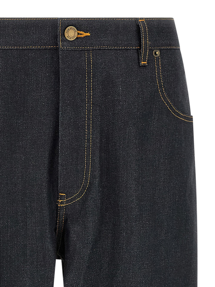 Thom Browne Japanese Selvedge Denim Jeans - Blu | 1b67dd78b676471865f5994111a555846a20cbfc