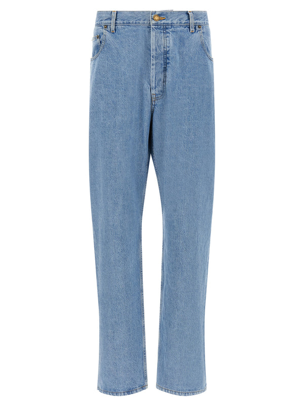 Back Martingale Jeans Celeste