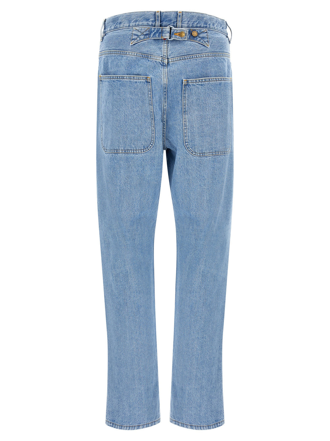 Thom Browne Back Martingale Jeans - Celeste | 9bb148b6c7849758541d676305d2d4d8e90f3987