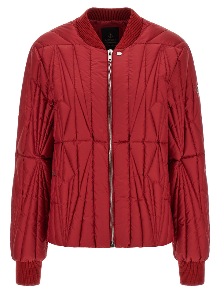 Rick Owens Geocamo Flight Puffer Jackets - Rosso | 288a22d40142d59464fda5dd07e40a58e002dfd8