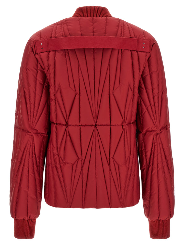 Rick Owens Geocamo Flight Puffer Jackets - Rosso | 33e5ae8a51170bc56388582462713a481448dc89