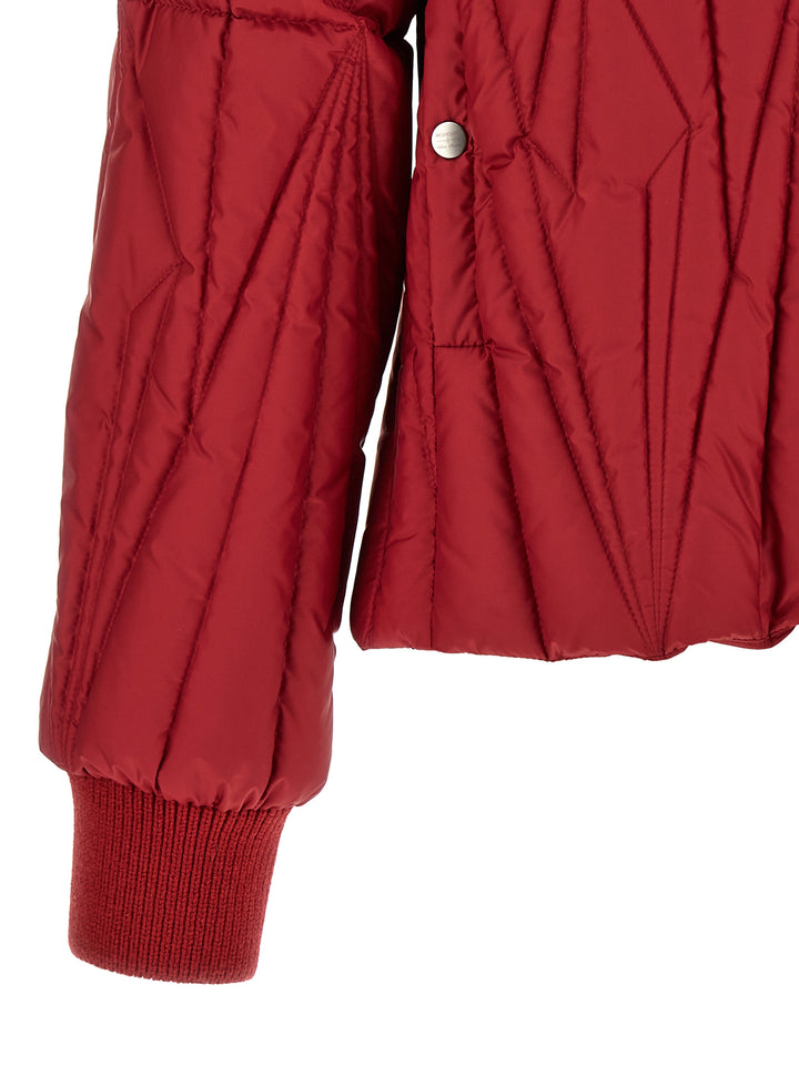 Rick Owens Geocamo Flight Puffer Jackets - Rosso | c6100fed27738c04d6a6eb612ca16676116ba8c0