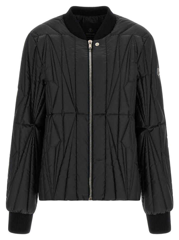 Rick Owens Geocamo Flight Puffer Jackets - Nero | 894862c70339e003cadcc11614e9e36a3edb8f02