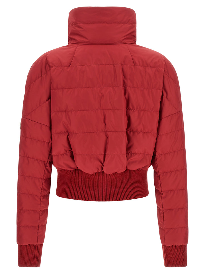 Rick Owens Cropped Puffer Jackets - Rosso | 2dd0daa544dcbdb7eac4e03f9eb6b22076bdd356