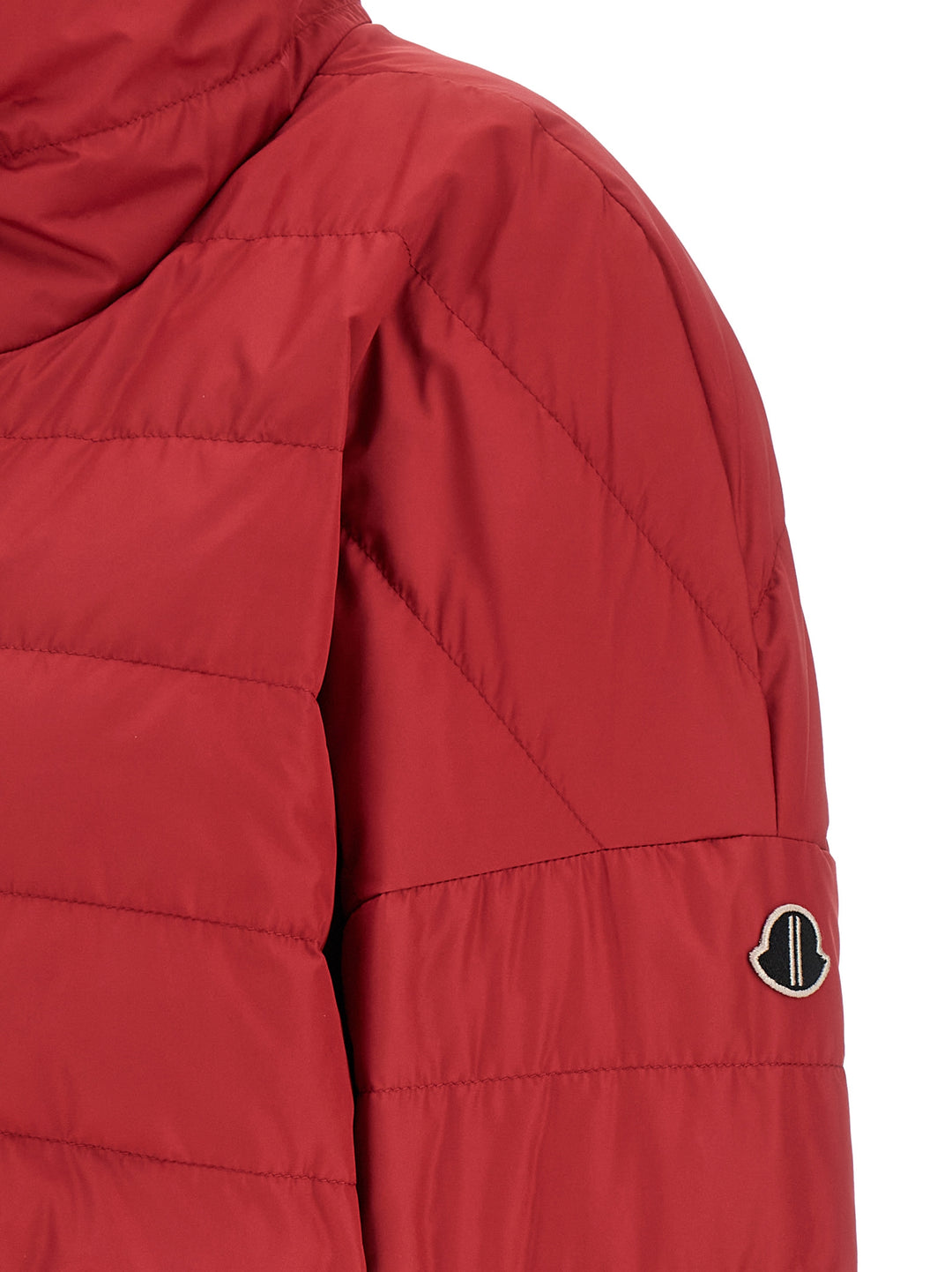 Rick Owens Cropped Puffer Jackets - Rosso | 5feba8d8bbaa93c7581febc006e004247ad725c1
