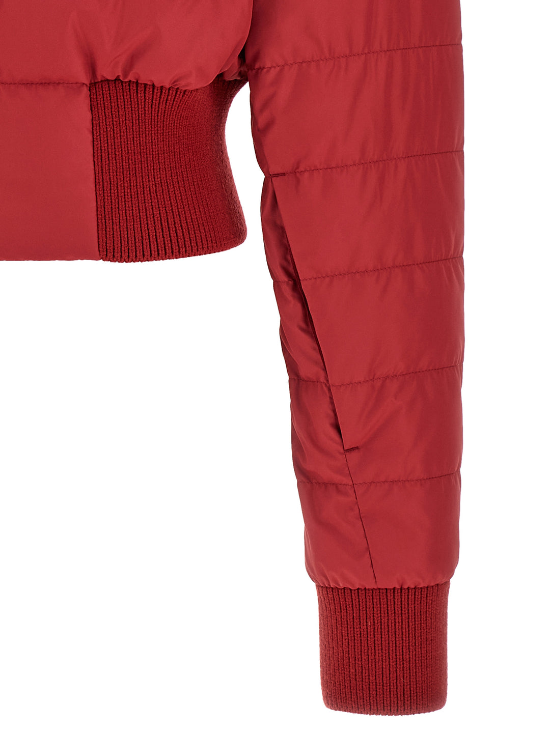 Rick Owens Cropped Puffer Jackets - Rosso | 84c7ef755a8d52b5ae2abb37941829b092c57e84