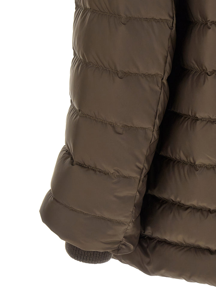 Rick Owens Flight Parka Puffer Jackets - Marrone | 44bf22b02afd14d8d00ce0bac1b0bb193eb09c2d