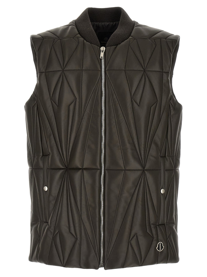 Rick Owens Geocamo Flight Gilet - Marrone | a80fc90f8bb5c3b1b4d58a2341312cbab880b663