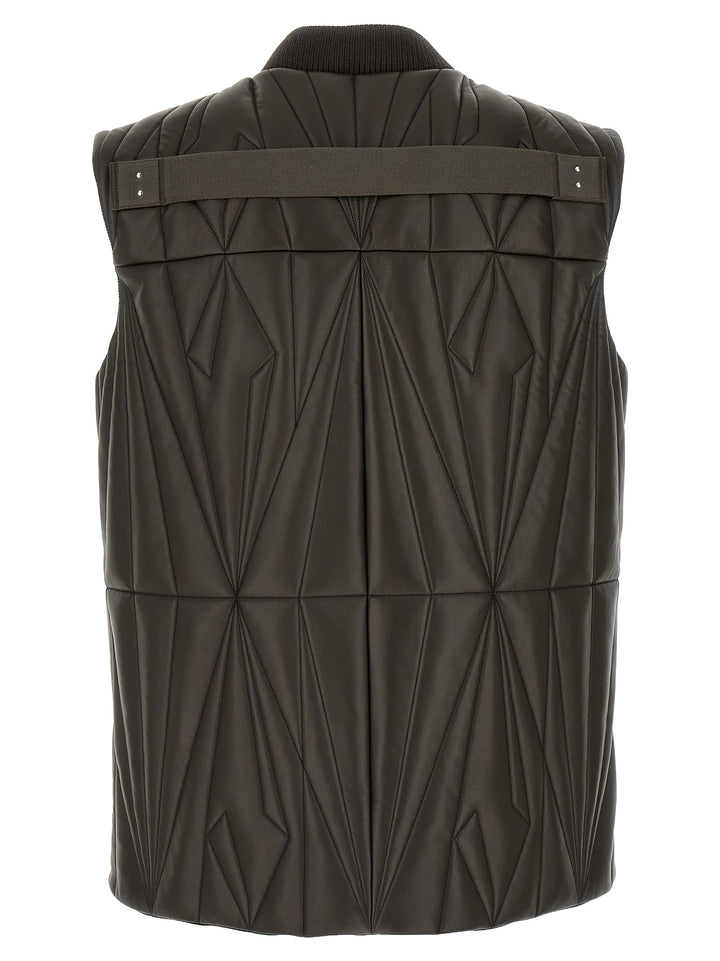 Rick Owens Geocamo Flight Gilet - Marrone | 8135feca2b3858ac6acb235674943325c10cb832