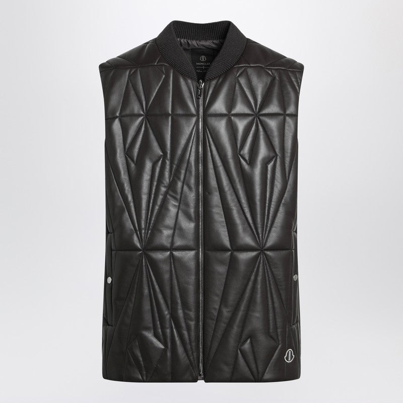 Moncler + Rick Owens Vests - Marrone | 759fbc977bce73979a04d1bba69ab1cd707fb9a5