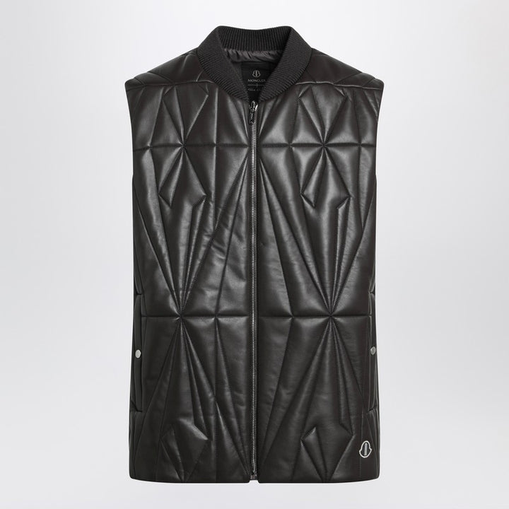 Moncler + Rick Owens Vests - Marrone | 759fbc977bce73979a04d1bba69ab1cd707fb9a5