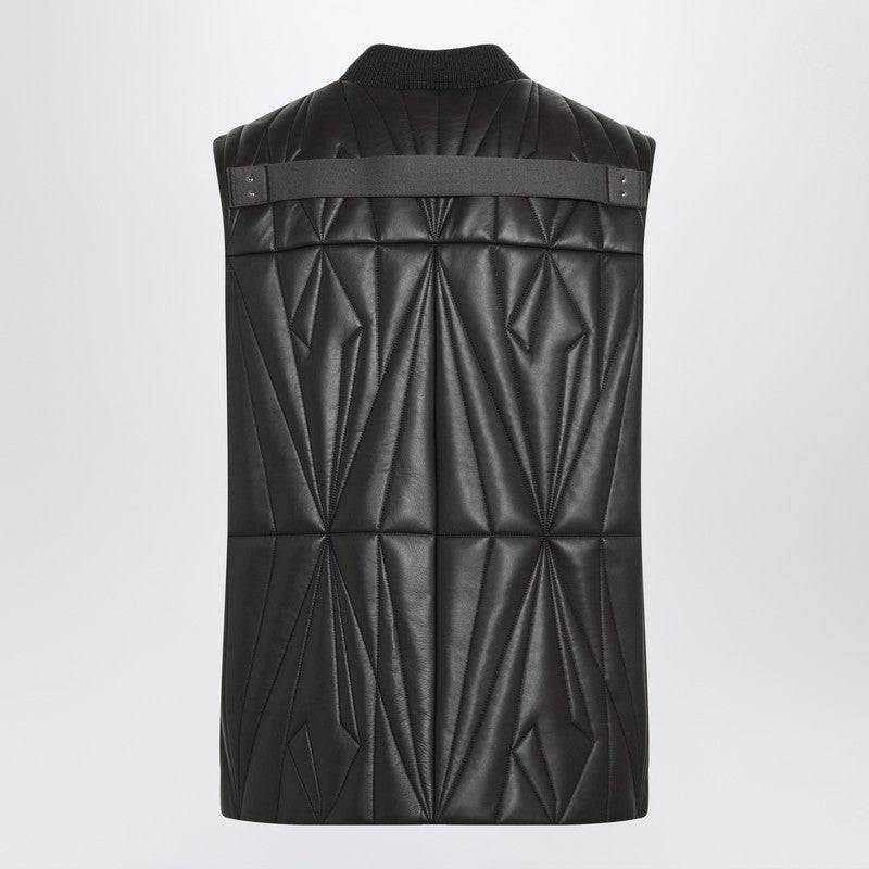 Moncler + Rick Owens Vests - Marrone | 6050400de254b061050afa19200824dcab74fedd