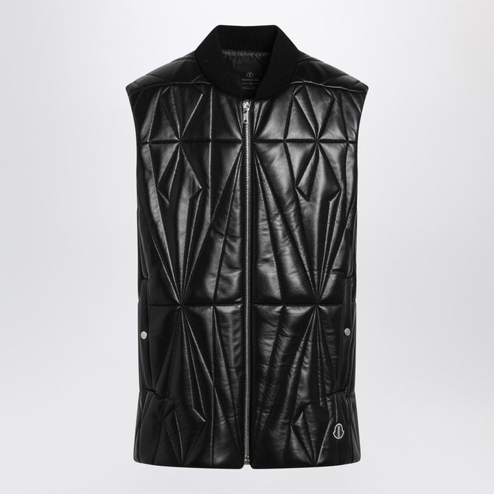 Moncler + Rick Owens Vests - Nero | 458679a791dab82fd05fb3b049f4052554c2ae1e