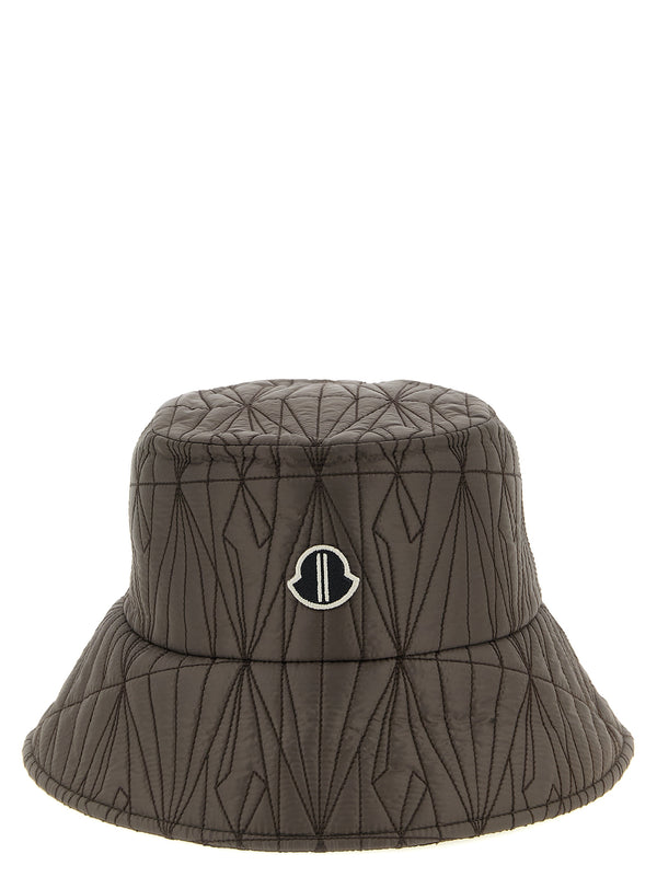 Bucket Hat Moncler + Rick Owens Cappelli Marrone