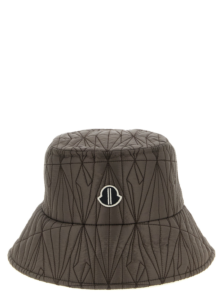 Rick Owens Bucket Hat Moncler + Rick Owens Cappelli - Marrone | 7536e192843ec6add5eba3e48ed72e666c971317