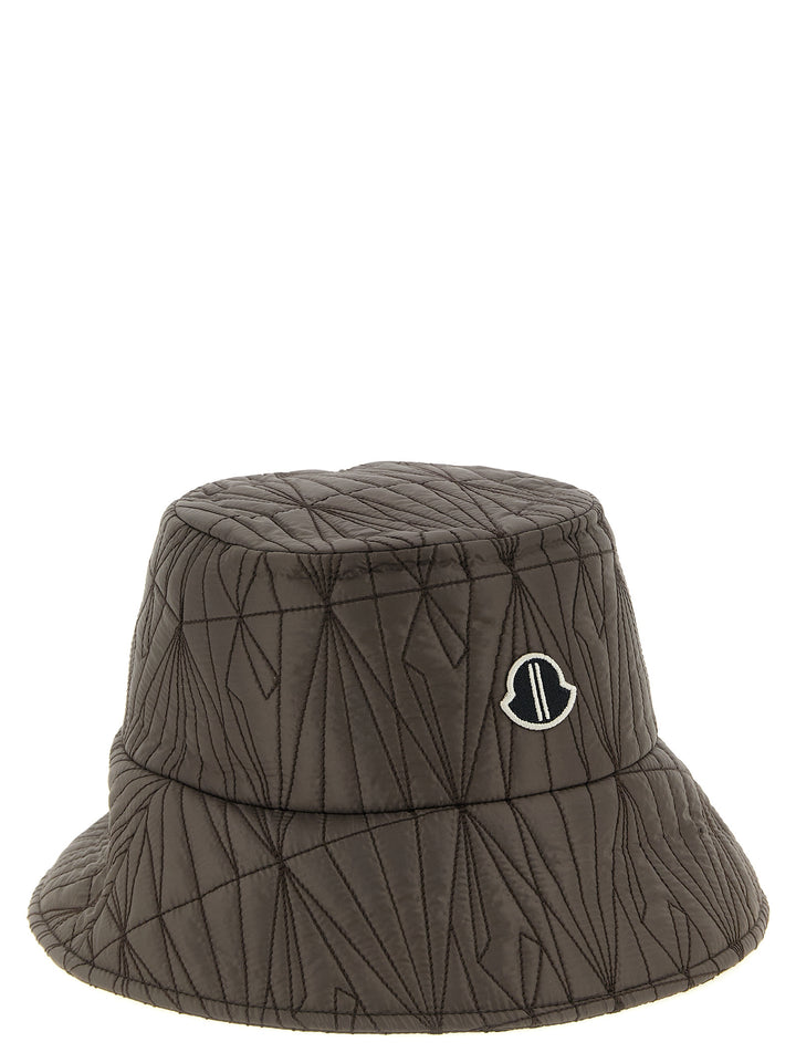 Rick Owens Bucket Hat Moncler + Rick Owens Cappelli - Marrone | 7595ba5d2a2496f73f7c47f4e2cde8efed8fd0e6