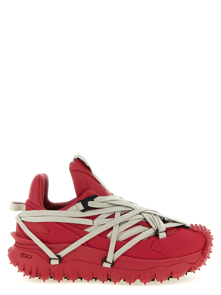 Rick Owens Trailgrip Megalace Sneakers - Rosso | ea3062ee480f3190fd9f6f90e621d811eea4089c