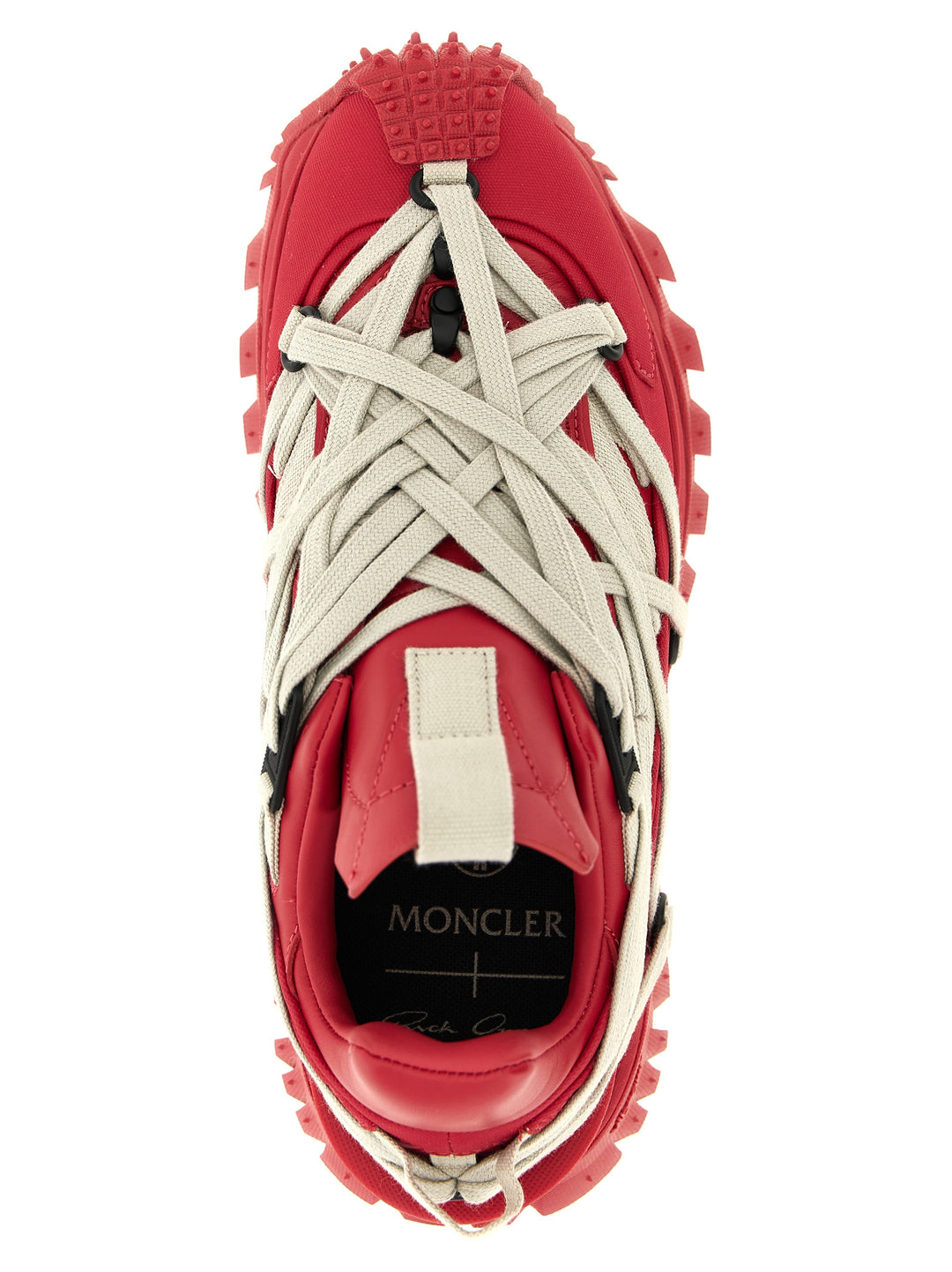 Rick Owens Trailgrip Megalace Sneakers - Rosso | 77bc429321e93676738fb8feb99a77820d2f909c