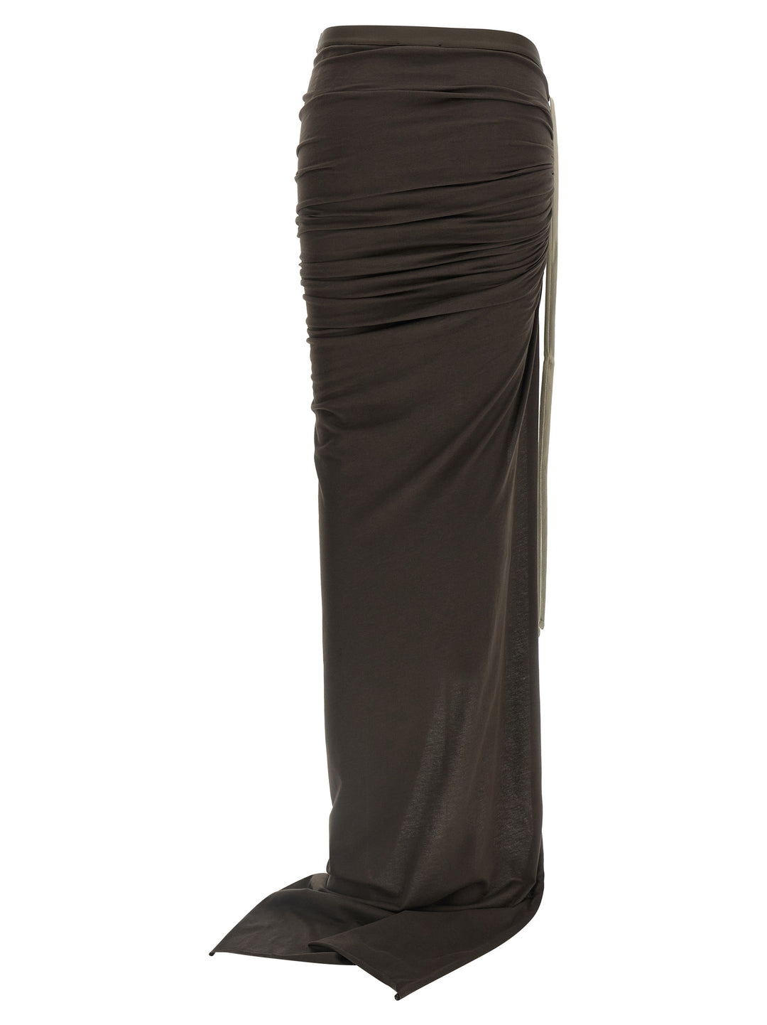 Rick Owens Adjustable Gonne - Marrone | 83394a3ab0d8e6f593fcc4e69a9d9fbc529abcb3