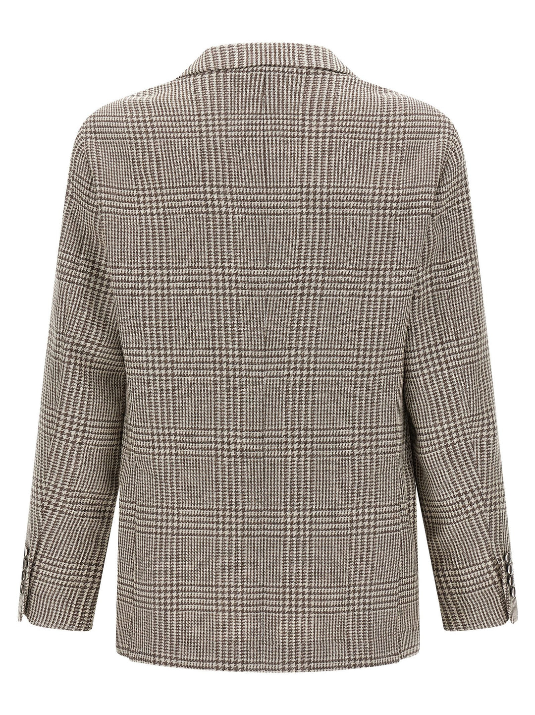 Brunello Cucinelli Houndstooth Blazer - Multicolor | 844cebb8b7d130d1f0416cdbd15fc40d733e6f2d