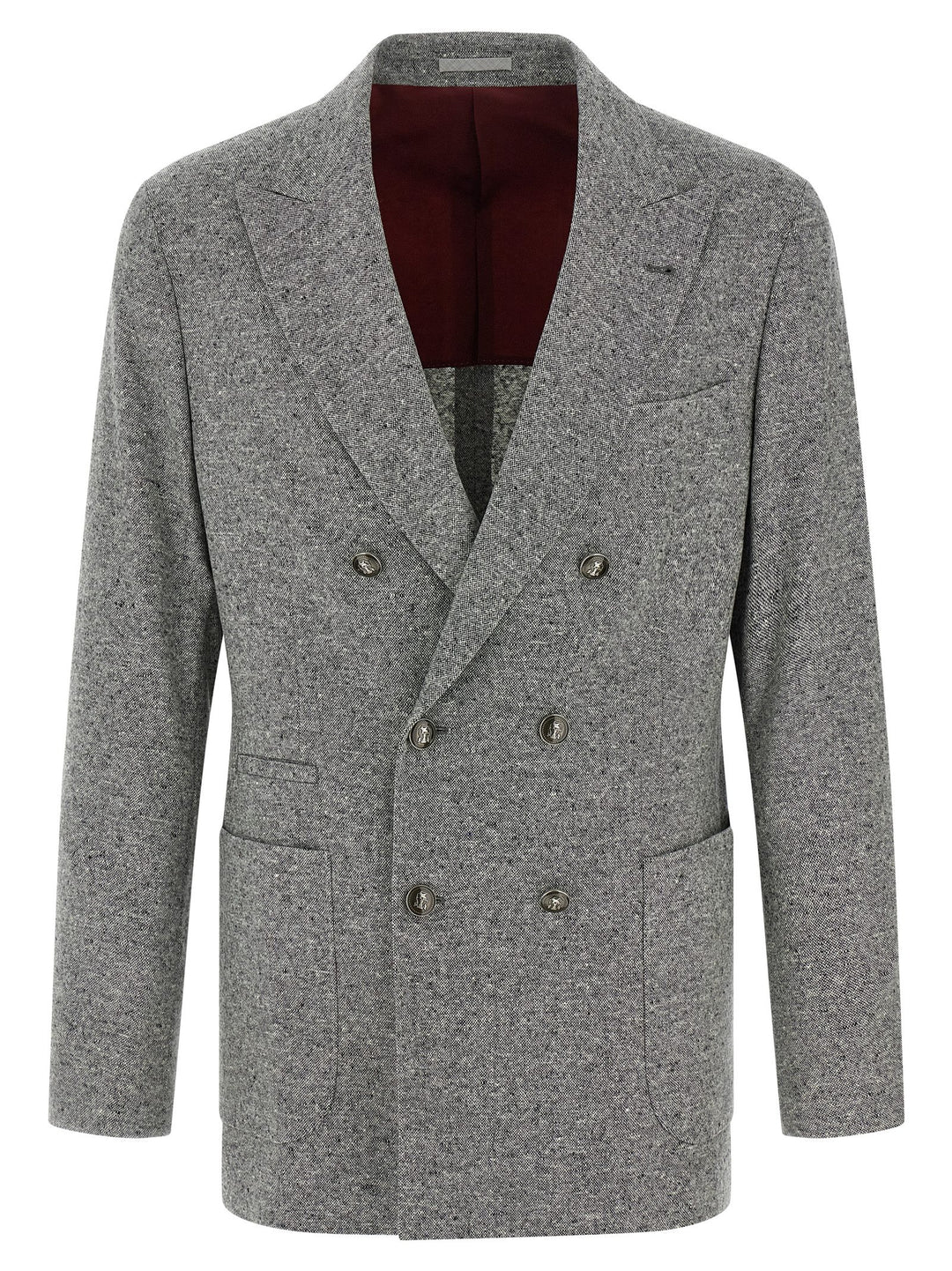 Brunello Cucinelli Grisaille Blazer - Grigio | 9d5887e263b13a91b02e5aff75fdd7107730a164